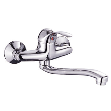 Single Handle Wall Mounted Kitchen Mixer