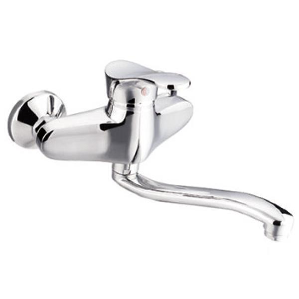 Single Handle Wall Mounted Kitchen Mixer